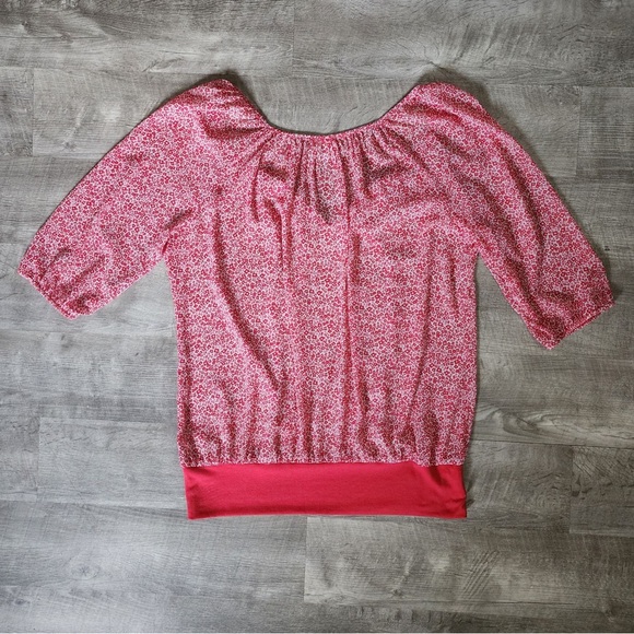 NWT Maurices Daisy Print Blouse Size 0X - Picture 3 of 5